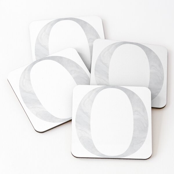 Item preview, Personalized Gray Marble Monogram O designed and sold by TheFamilyVan.
