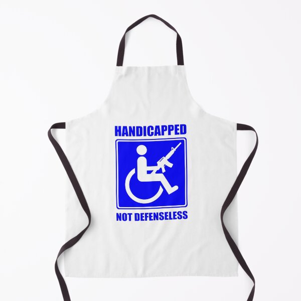 Item preview, Handicapped; Not Defenseless; designed and sold by StickerApe.