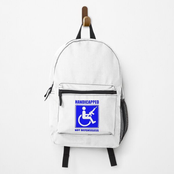 Item preview, Handicapped; Not Defenseless; designed and sold by StickerApe.