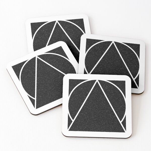 Item preview, Square Circle Triangle - Black designed and sold by justinccreative.