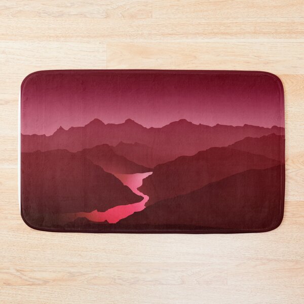 Item preview, Abstract Mountains - Red designed and sold by KarDanCreations.
