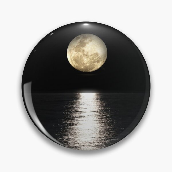 Item preview, Beautiful Full moon lake reflection - bestseller  designed and sold by August-E.