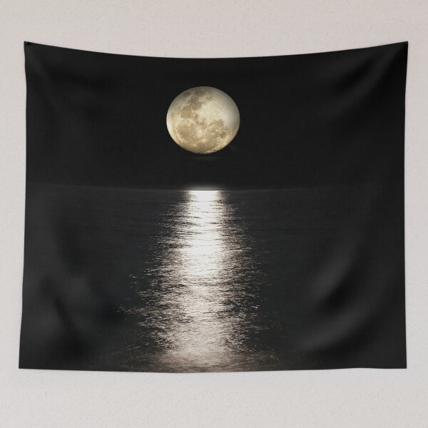 Item preview, Beautiful Full moon lake reflection - bestseller  designed and sold by August-E.