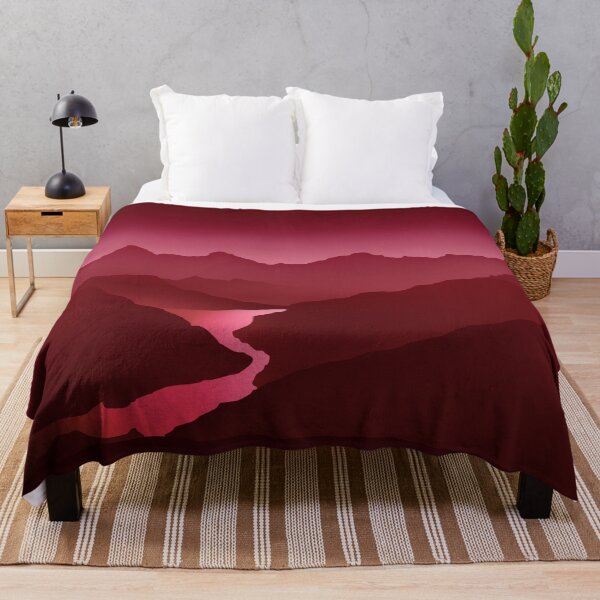 Item preview, Abstract Mountains - Red designed and sold by KarDanCreations.