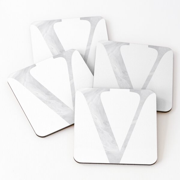 Item preview, Personalized Gray Marble Monogram V designed and sold by TheFamilyVan.