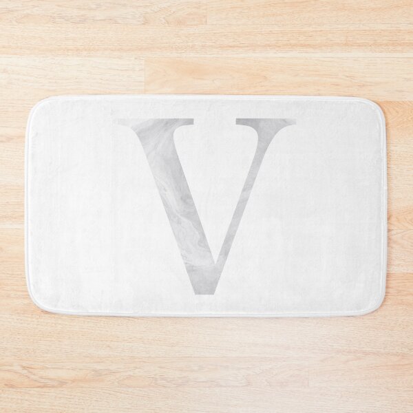 Item preview, Personalized Gray Marble Monogram V designed and sold by TheFamilyVan.
