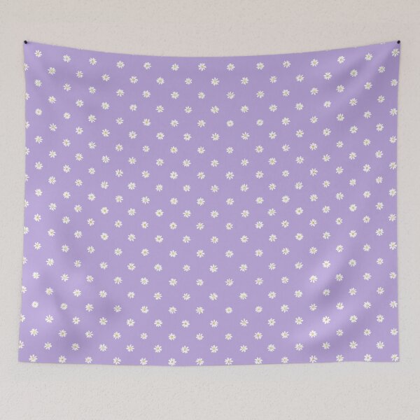 Item preview, White Daisies in Lilac designed and sold by franzandsabina.