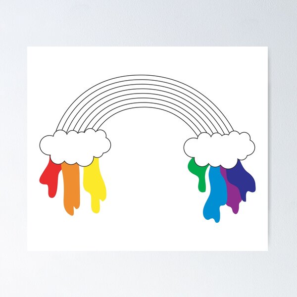 Item preview, Colorless Rainbow Dripping Its Colors designed and sold by idovedesign.