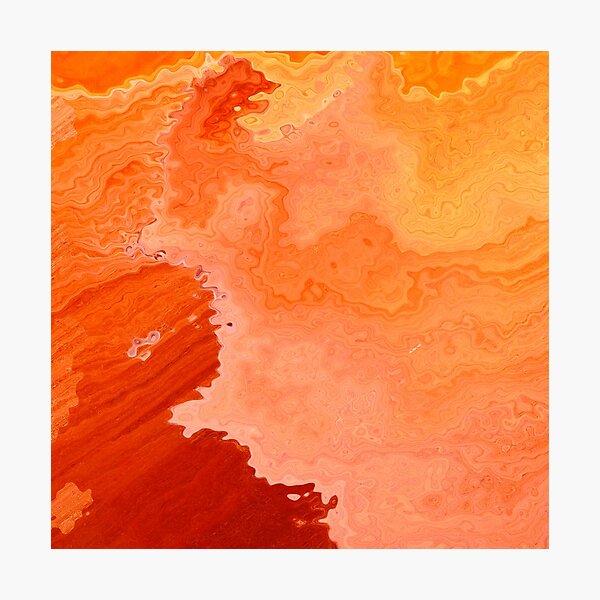 Aperçu de l'œuvre Dune Desert Ocre Acid Blast créée et vendue par CarpeDiemLife.