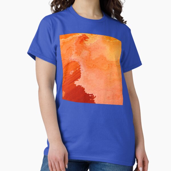 Vista previa del artículo con la obra « Explosión de ácido de Ocre del desierto de dunas», diseñado y vendido por CarpeDiemLife.