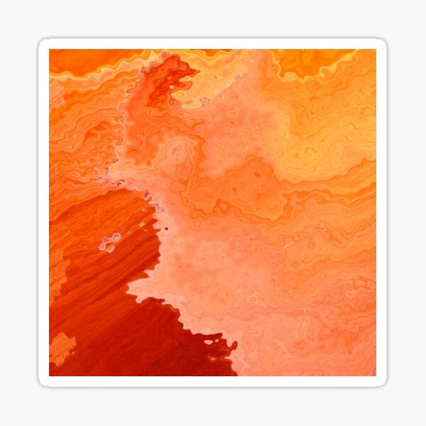 Vista previa del artículo con la obra « Explosión de ácido de Ocre del desierto de dunas», diseñado y vendido por CarpeDiemLife.