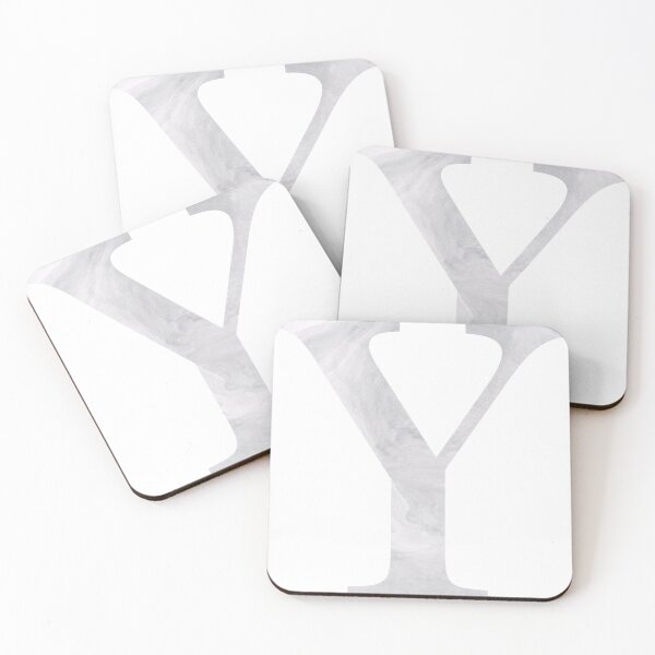 Item preview, Personalized Gray Marble Monogram Y designed and sold by TheFamilyVan.