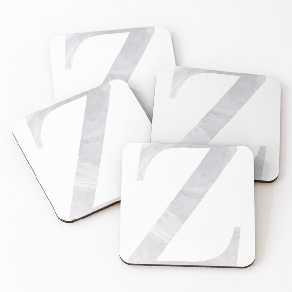 Item preview, Personalized Gray Marble Monogram Z designed and sold by TheFamilyVan.