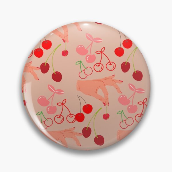Item preview, Skin toned red cherry fruit pattern gift design designed and sold by Michael Schmidt.