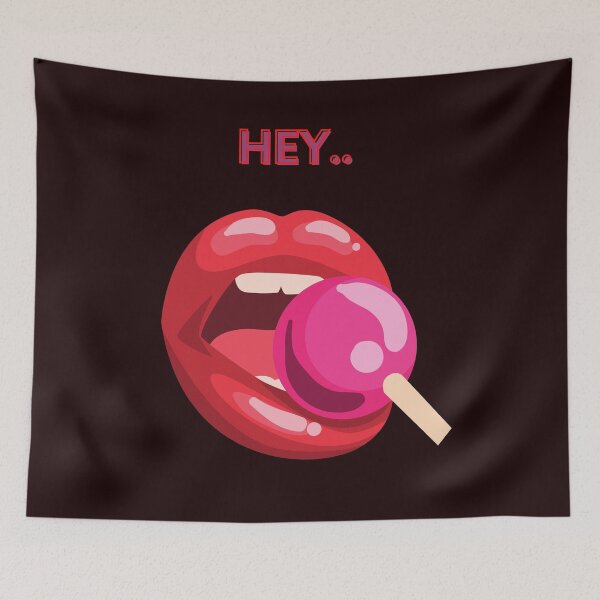 Aperçu de l'œuvre Hey..Lips créée et vendue par hausofbutterfly.