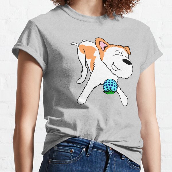 Dog with ball Classic T-Shirt