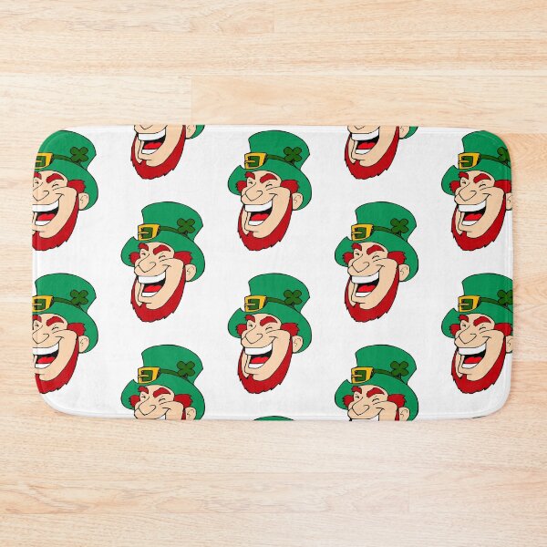 Item preview, Leprechaun laughing face designed and sold by FanonKick.
