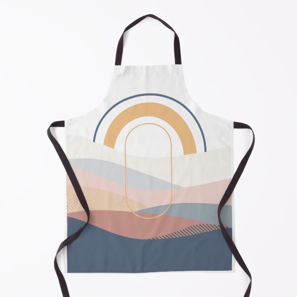 Item preview, Mountain Haze 1 - Landscape Line Art Abstract Simple Lines designed and sold by Quirkle Berry.