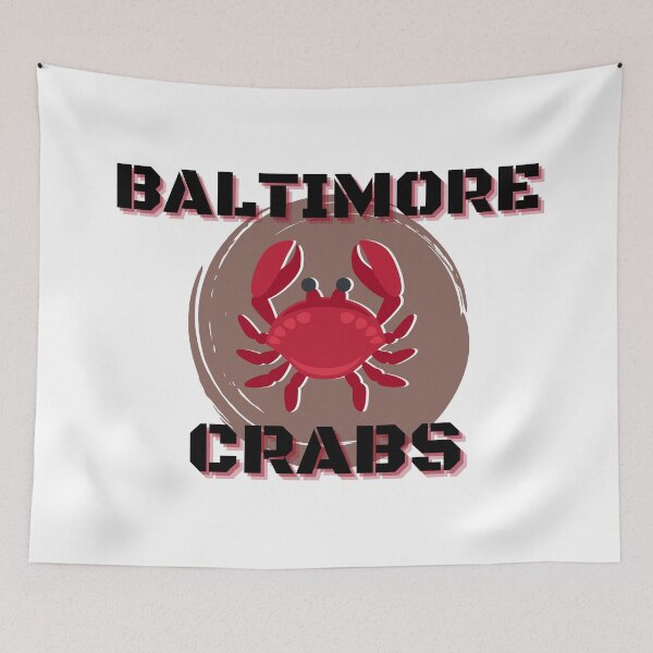 Item preview, Baltimore Crabs Logo designed and sold by WeLoveBlaseball.