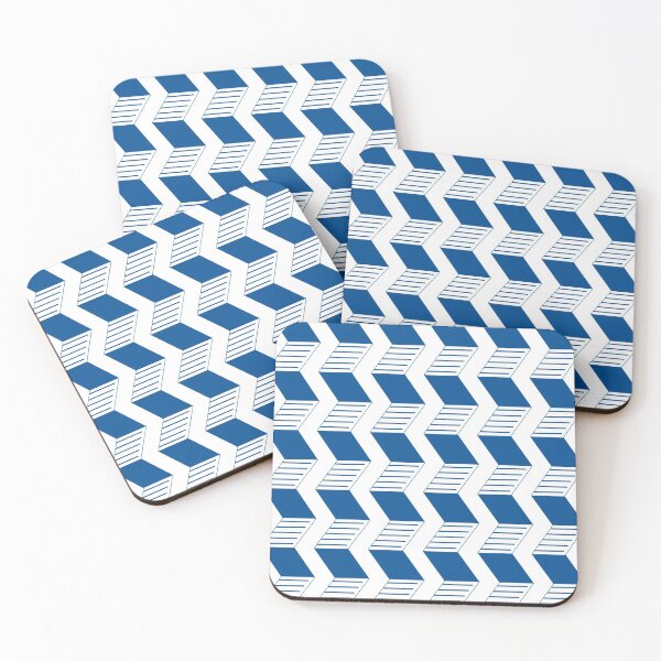 Item preview, Blue Zig Zag Pattern designed and sold by creathology.