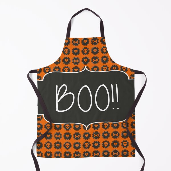 Item preview, Boo Halloween Pumpkin Goth Scary Party Decor Orange Black Skull Cross Bones designed and sold by PaintedRose.