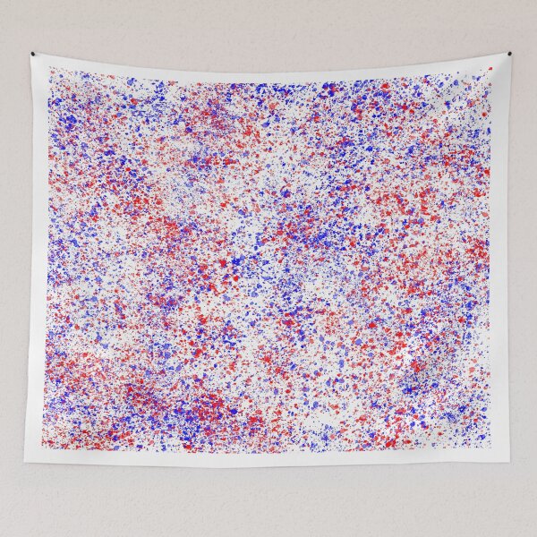 Item preview, Red White and Blue Paint Splatter designed and sold by elisesylvia05.