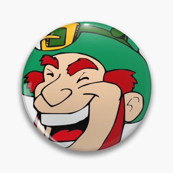 Item preview, Leprechaun laughing face designed and sold by FanonKick.