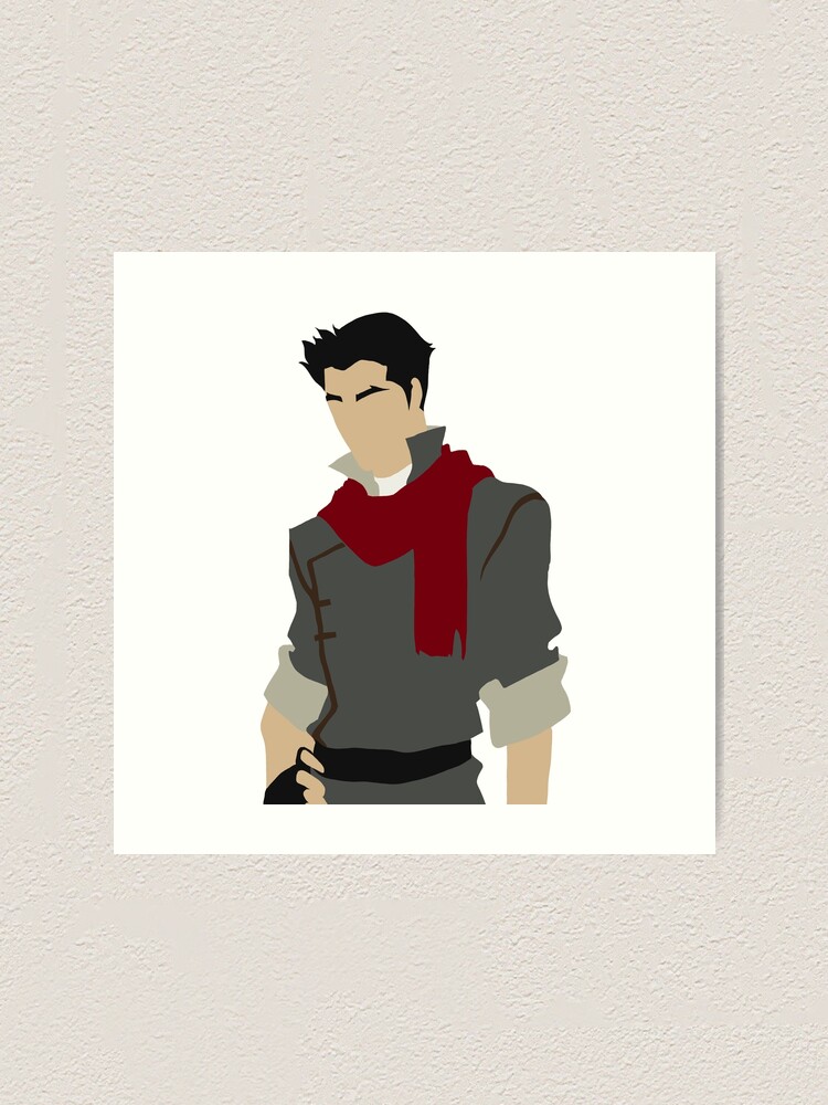 Mako Lok Legend Of Korra Atla Art Print By Ebhcardinal Redbubble