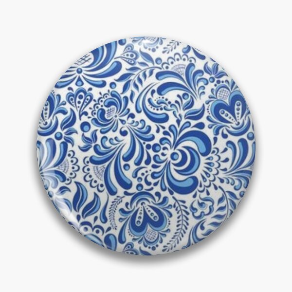 Item preview, Blue  vintage Ajami Motifs designed and sold by Lamadesigns.
