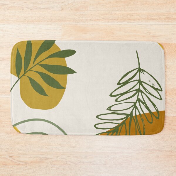 Item preview, Boho Minimalist Leaves Random Shapes Art designed and sold by TriadArtDesign.
