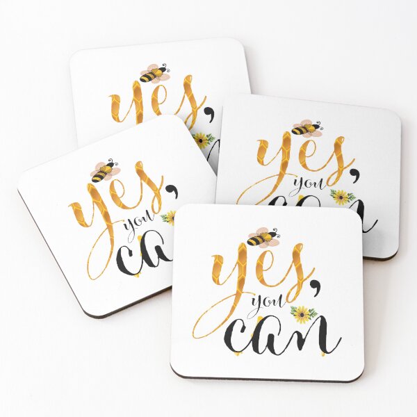 Item preview, Yes, You can, Bee Positive, Positive Quotes designed and sold by Fas Designs.