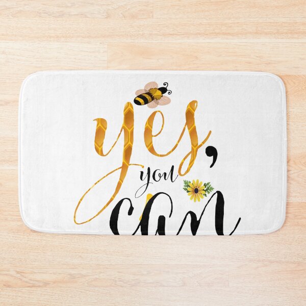 Item preview, Yes, You can, Bee Positive, Positive Quotes designed and sold by Fas Designs.