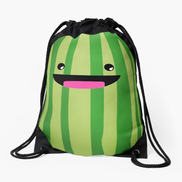 HAPPY LIL MELON Drawstring Bag