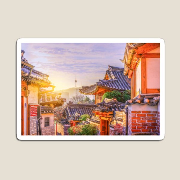 Item preview, Korean Traditional Houses - South Korea designed and sold by theKoreanRage.