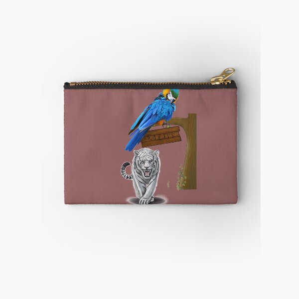 Item preview, The parrot that salutes the white tiger designed and sold by Karine Dupras.