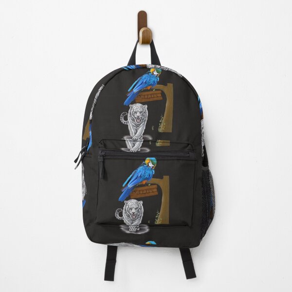 Item preview, The parrot that salutes the white tiger designed and sold by Karine Dupras.