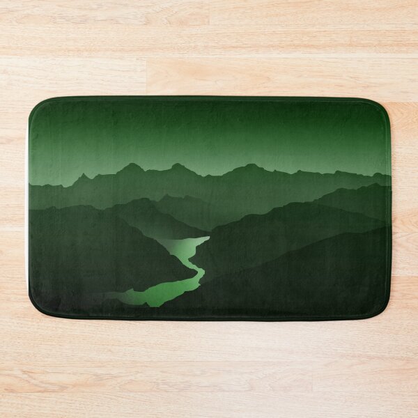 Item preview, Abstract Mountains - Green designed and sold by KarDanCreations.