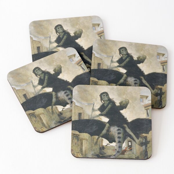 Item preview, The Plague (Böcklin) designed and sold by ArtHistorical.