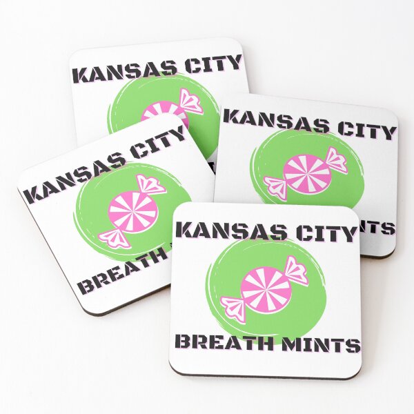 Item preview, Kansas City Breath Mints Logo designed and sold by WeLoveBlaseball.