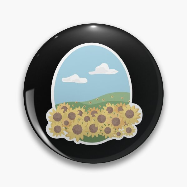Item preview, Sunflower Field -Oval Frame- designed and sold by sweetheartgrams.