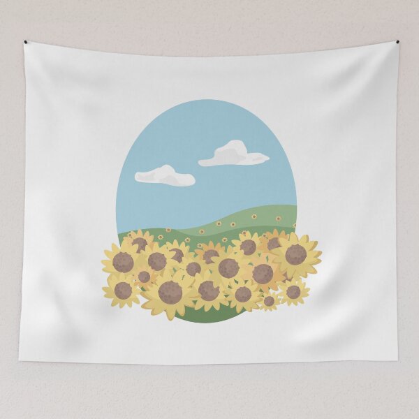Item preview, Sunflower Field -Oval Frame- designed and sold by sweetheartgrams.