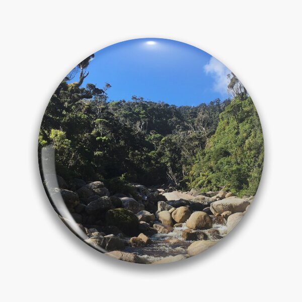 Item preview, Rocky stream in a rainforest designed and sold by Naturevibez.