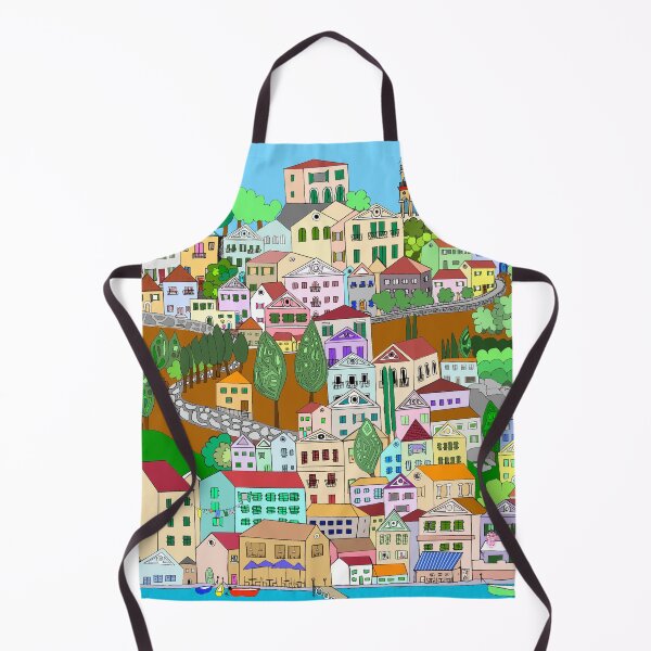 Item preview, Symi Greece Greek Vacation Islands Art designed and sold by emmafifield.