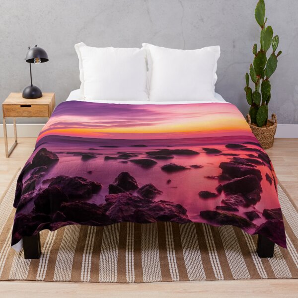 Item preview, Sunset rock sea landscape view - bestseller designed and sold by August-E.