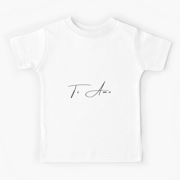 T Shirt Enfant Ti Amo Par Pinelemon Redbubble