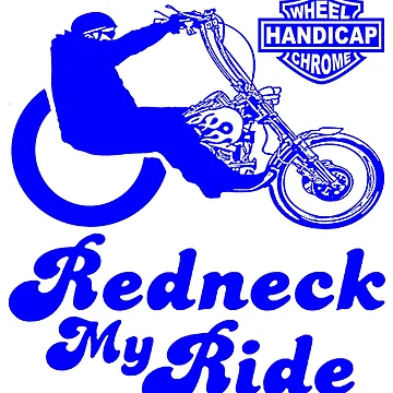 Artwork thumbnail, Handicap; Redneck my Ride; by StickerApe