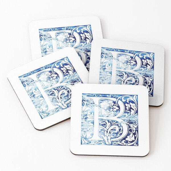 Item preview, The Letter B Blue Ocean Waves  designed and sold by yacine12353.