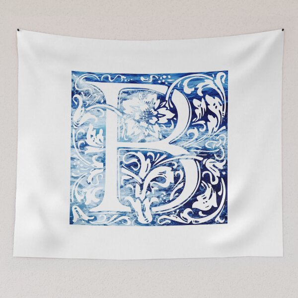 Item preview, The Letter B Blue Ocean Waves  designed and sold by yacine12353.