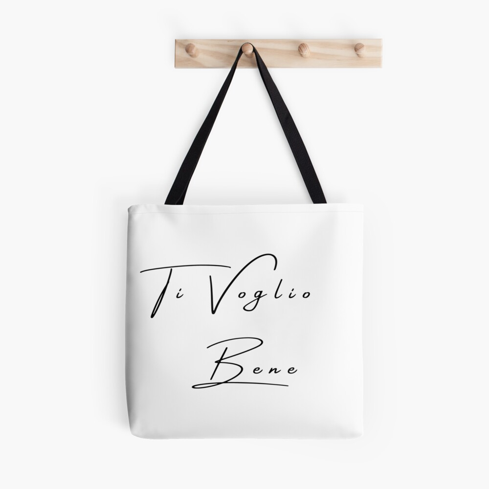 Tote bag in tela / 사랑해 ti voglio bene 한글