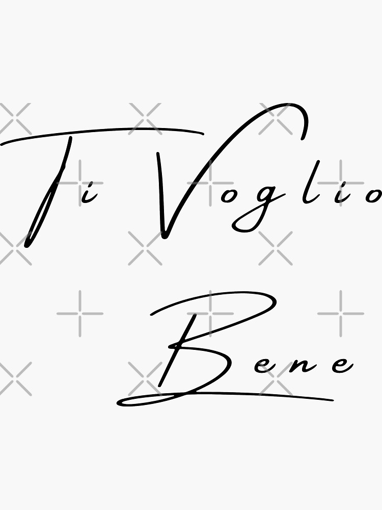 Ti Voglio Bene. I Love You Phrase on Italian. Hand Drawn Lettering. Black  Ink Stock Illustration - Illustration of calligraphic, message: 172173607